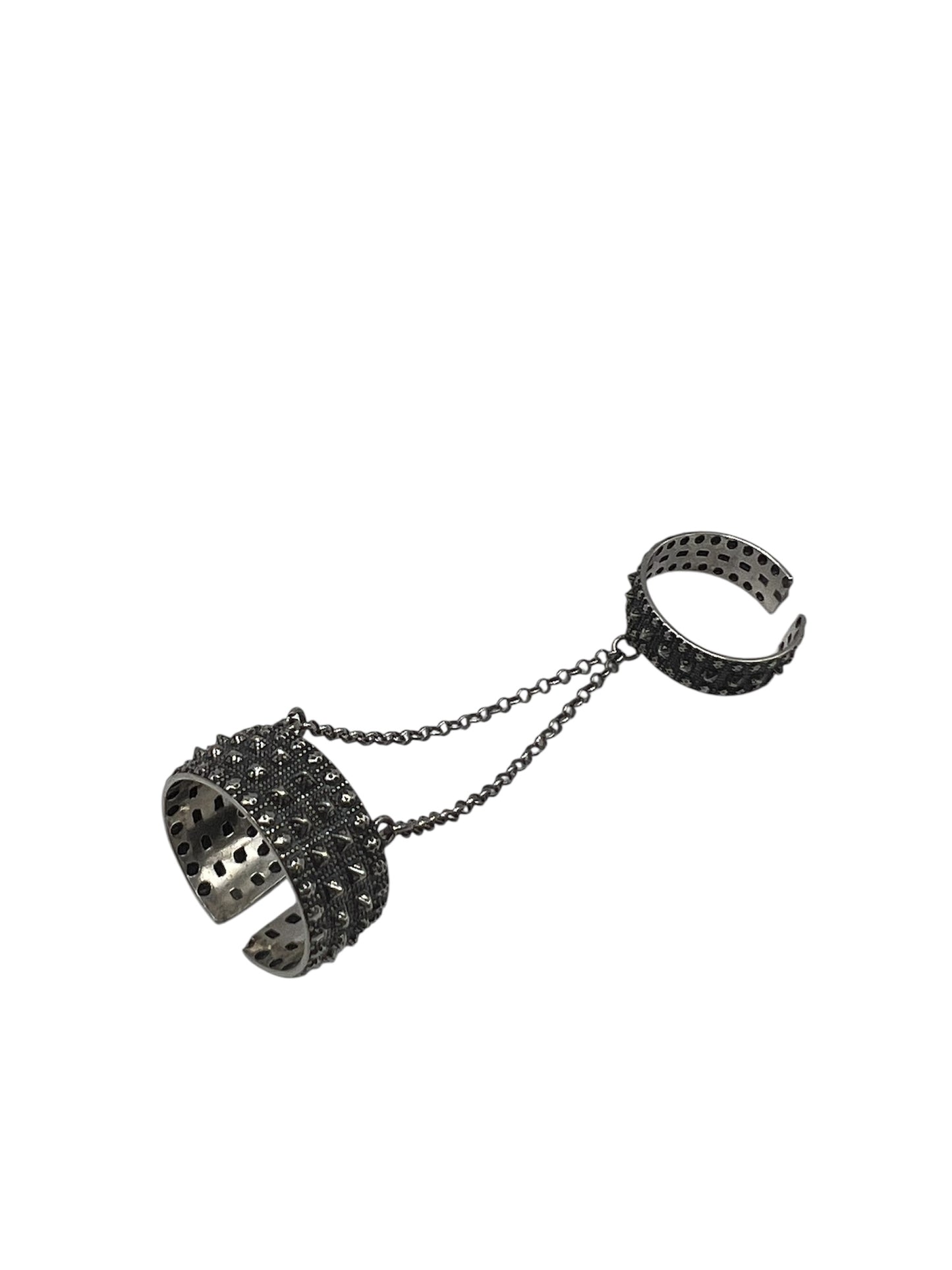 Silver Warrior Chain Ring