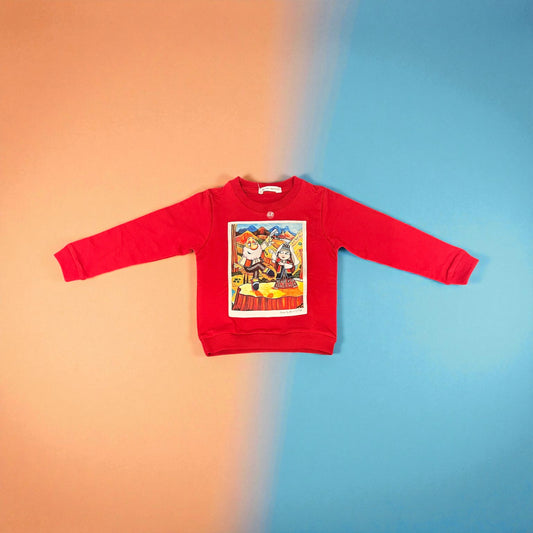Kids Red Sweatshirt