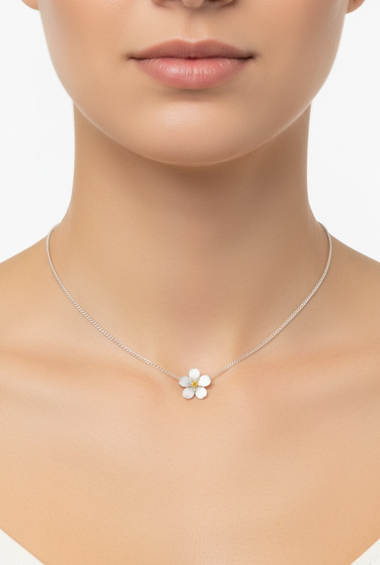 Forget Me Not Flower Necklace
