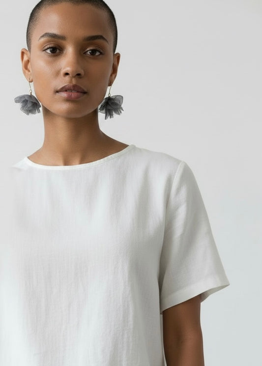 Flower earrings