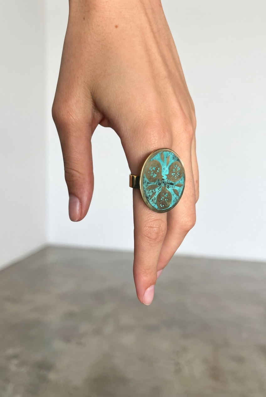 Round Pomegranate Ring