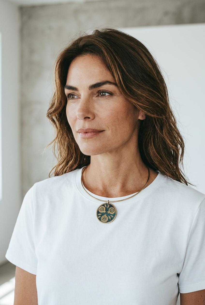 Round Pendant Necklace