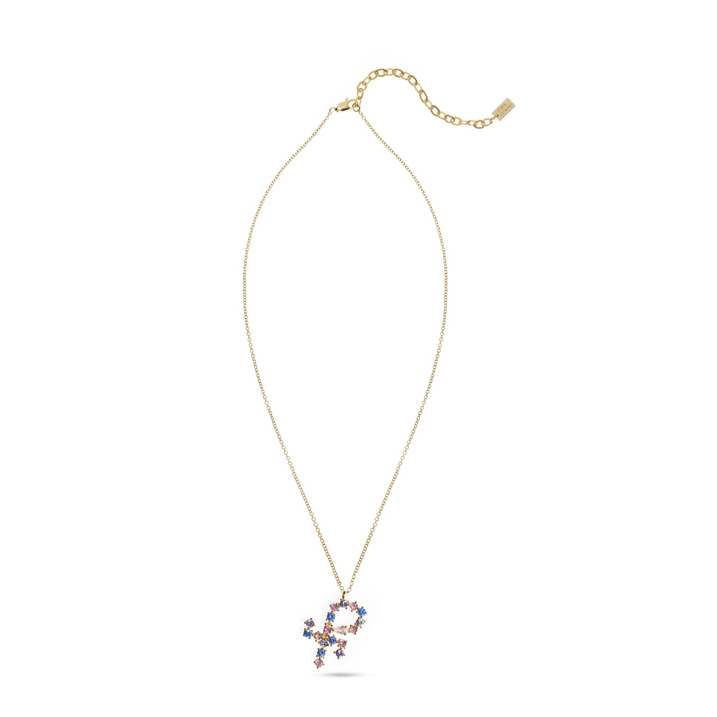 Armenian Initials Pastel Necklace