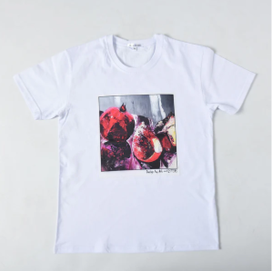 Pomegranate White T-Shirt