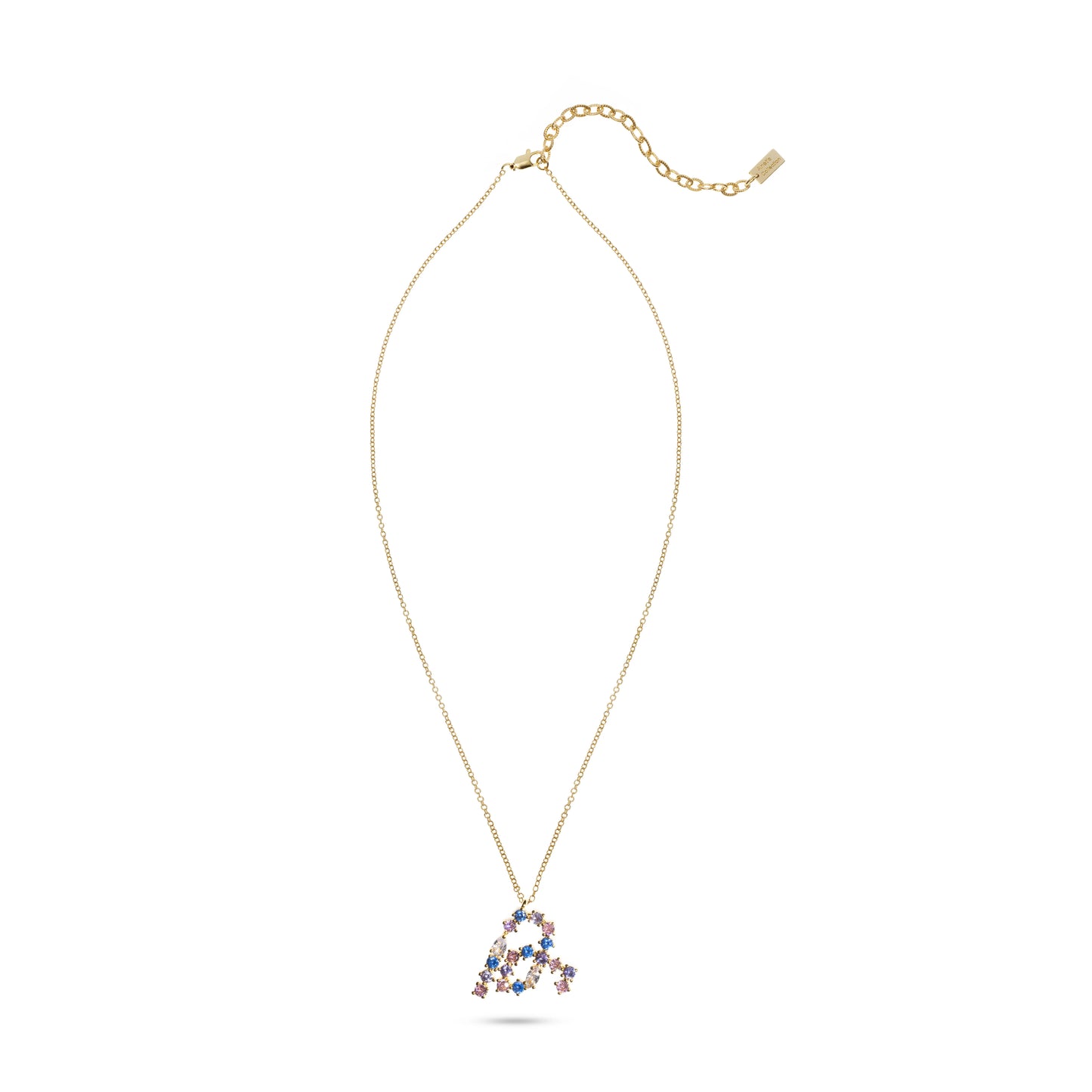 Armenian Initials Pastel Necklace