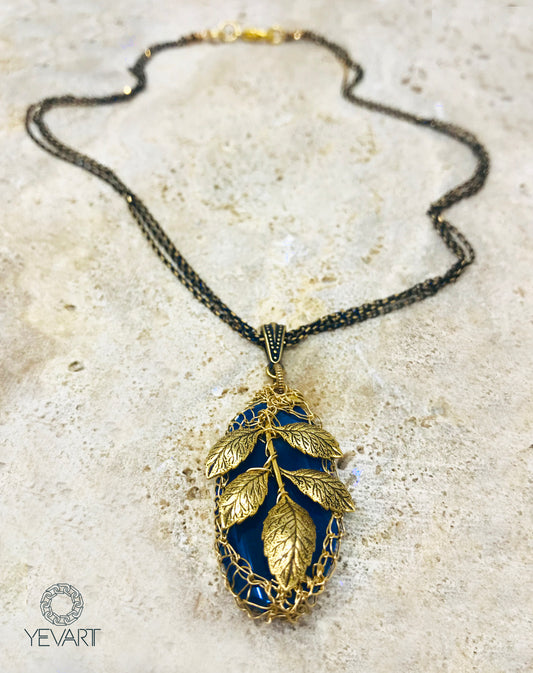 Azure Arboreal Necklace