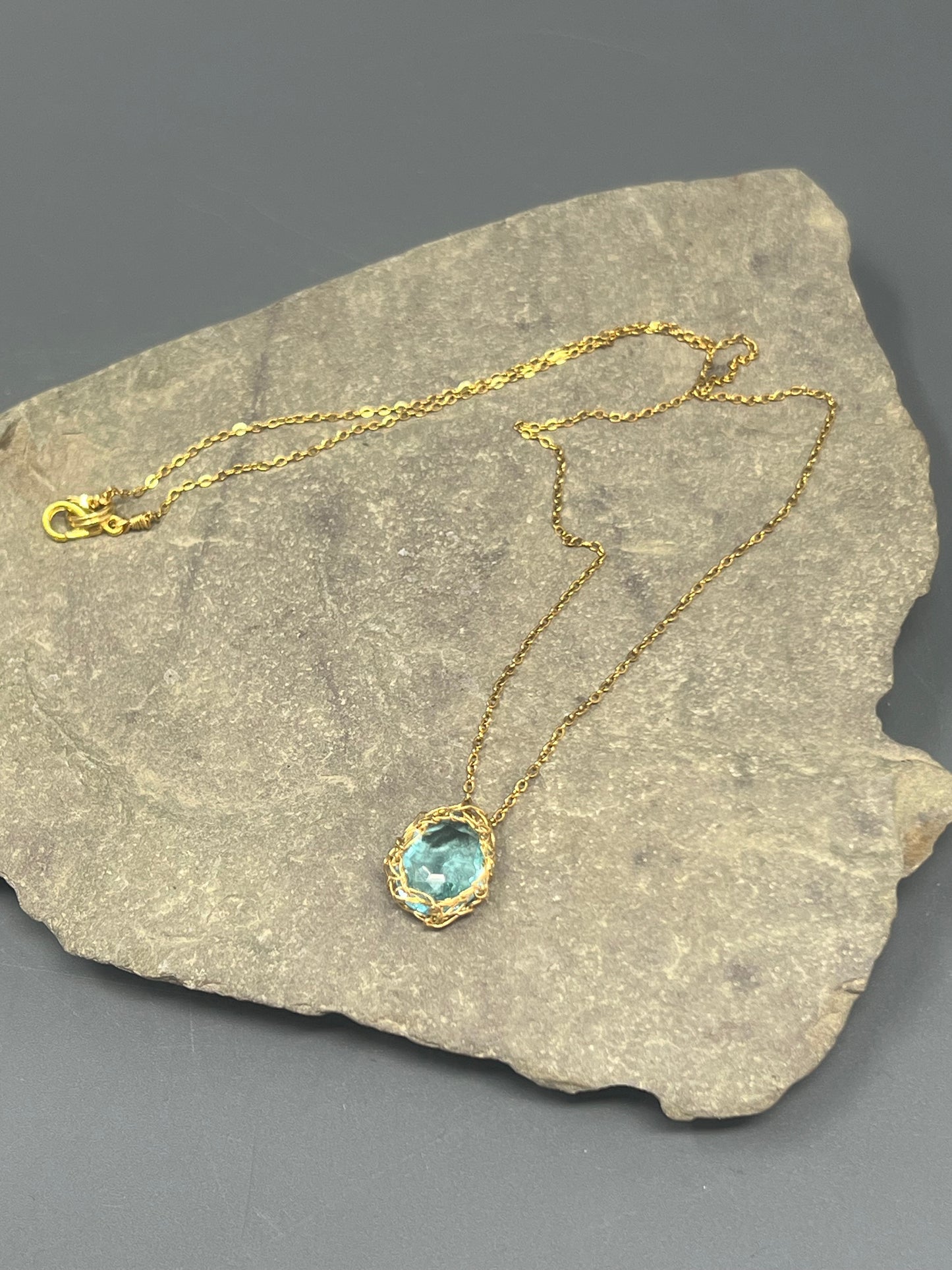 Woven Swarovski Crystal Necklace