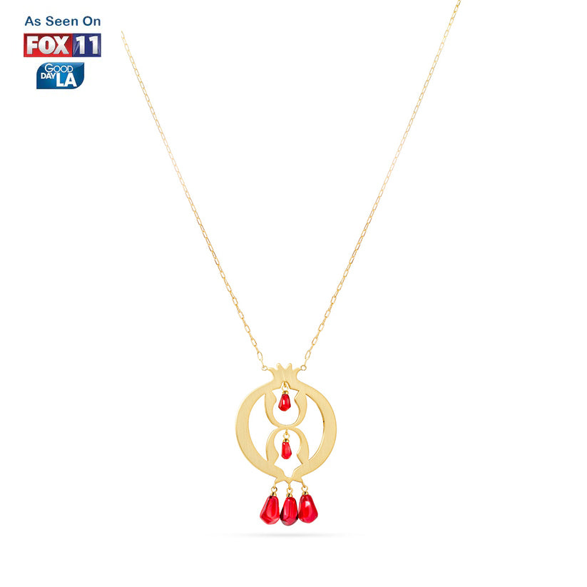 Pomegranate long Necklace