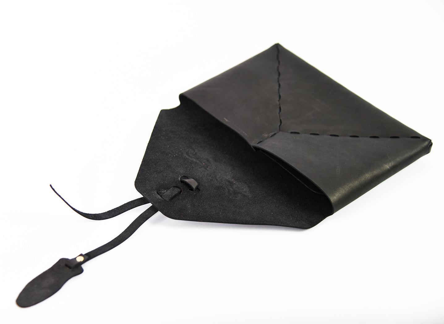 Sirahar Leather Ladies Clutch in three colors of Red, Black and Camel - Lusanet Collective