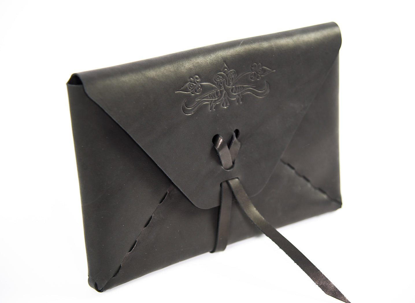 Sirahar Leather Ladies Clutch in three colors of Red, Black and Camel - Lusanet Collective