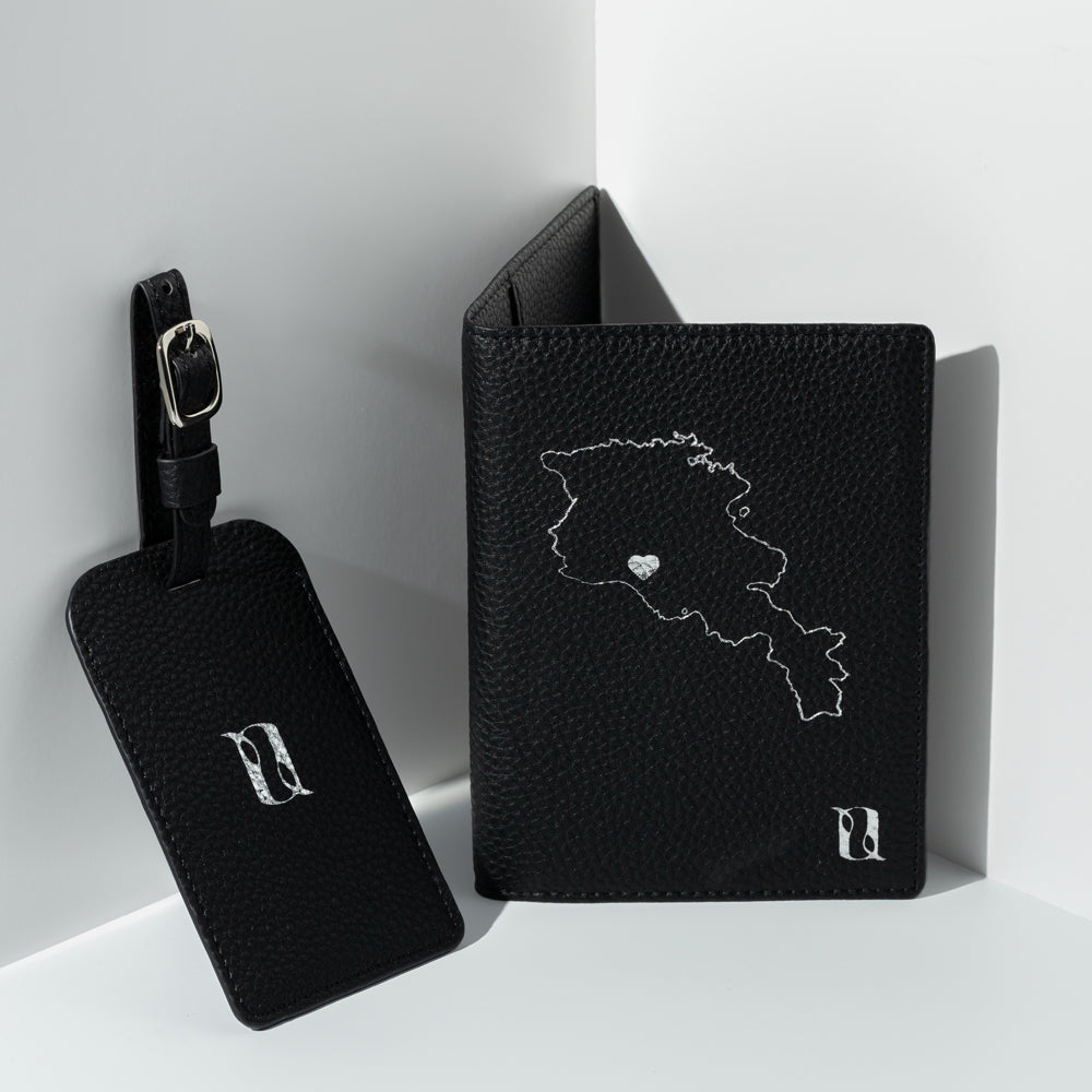 Love Armenia Passport Holder & Luggage Tag Travel gift Set - Lusanet Collective