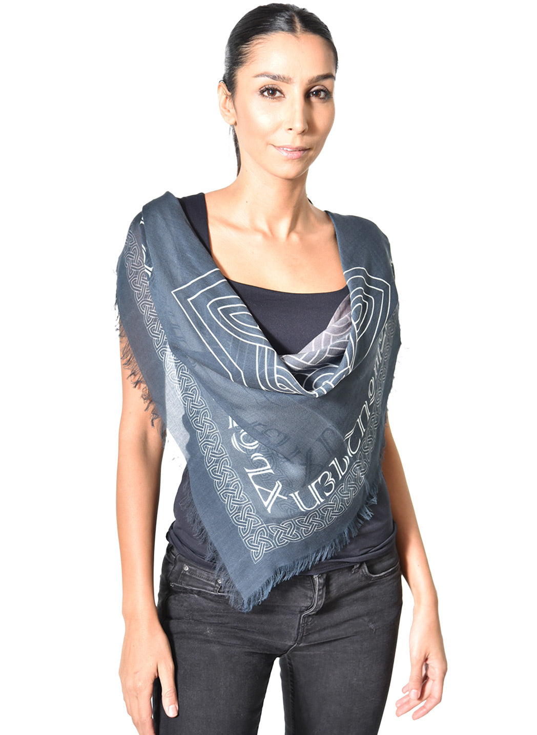 Armenian Alphabet and Eternity Scarf - Lusanet Collective