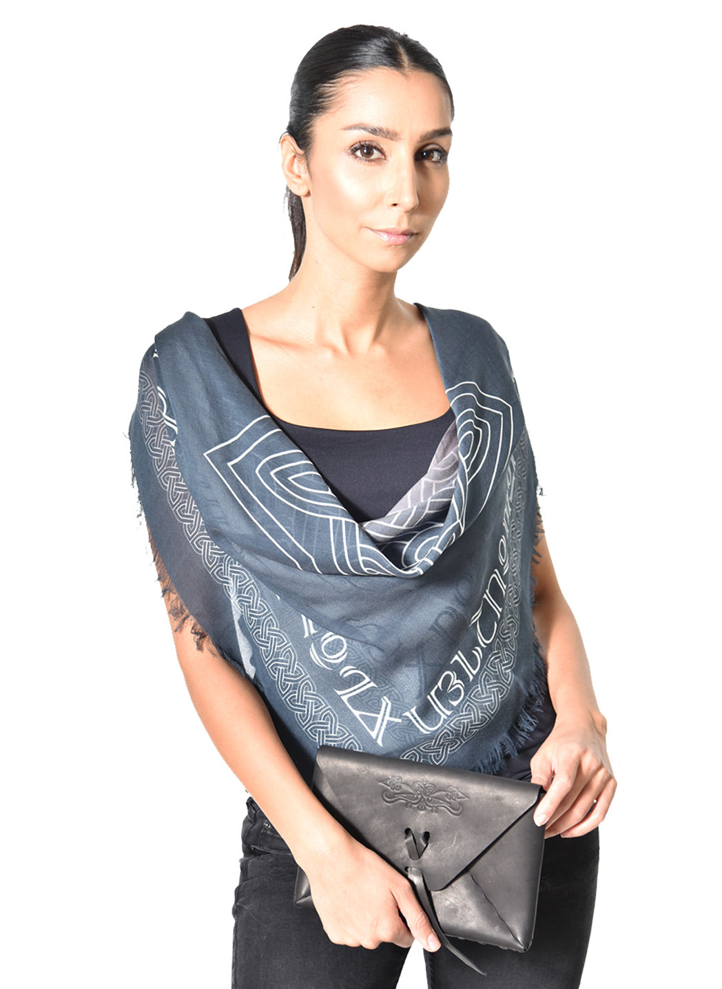 Armenian Alphabet and Eternity Scarf - Lusanet Collective