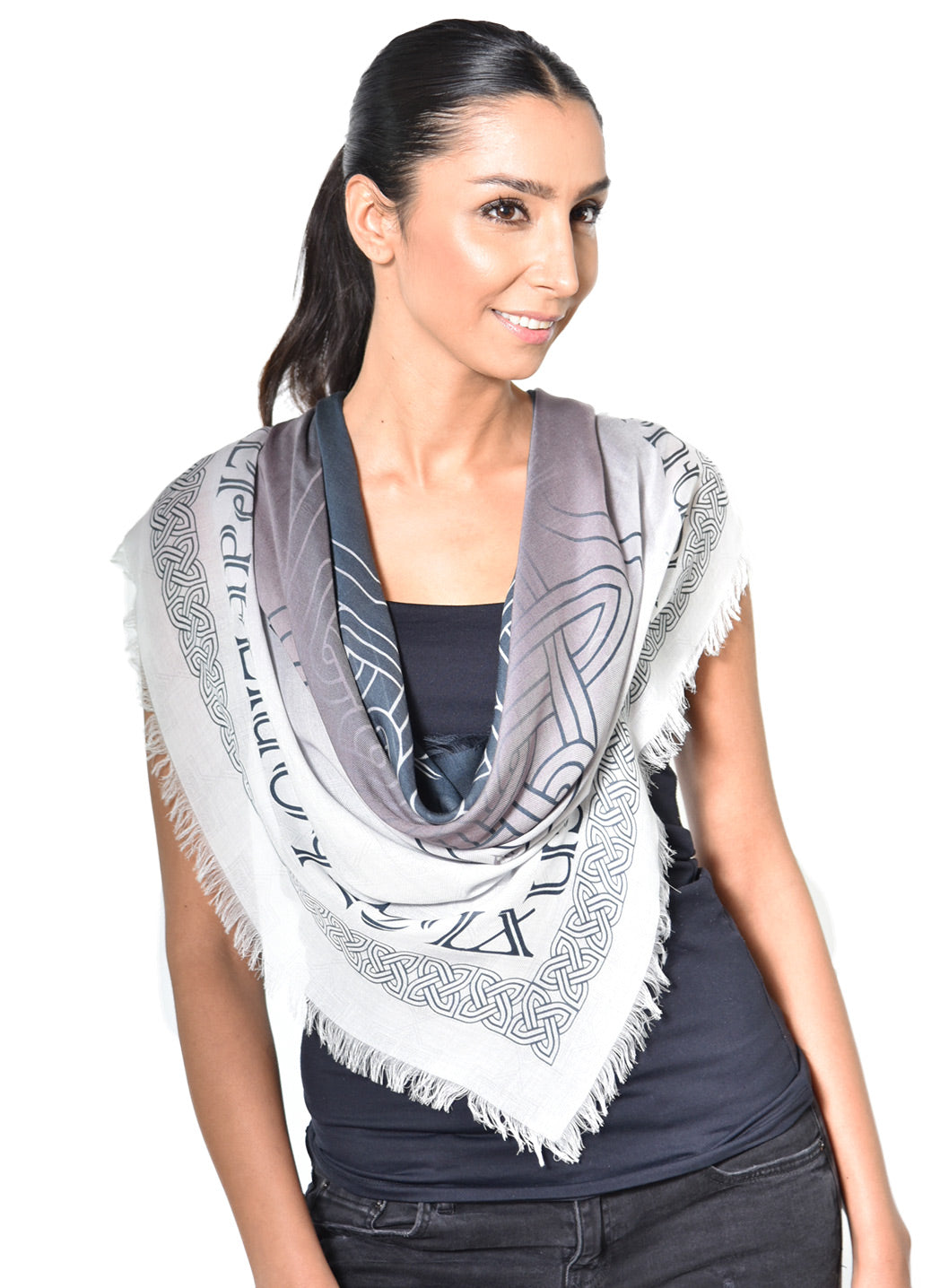 Armenian Alphabet and Eternity Scarf - Lusanet Collective