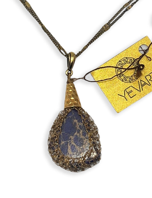 Purple Agate Necklace