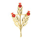 Pomegranate Branch Brooch - Lusanet Collective
