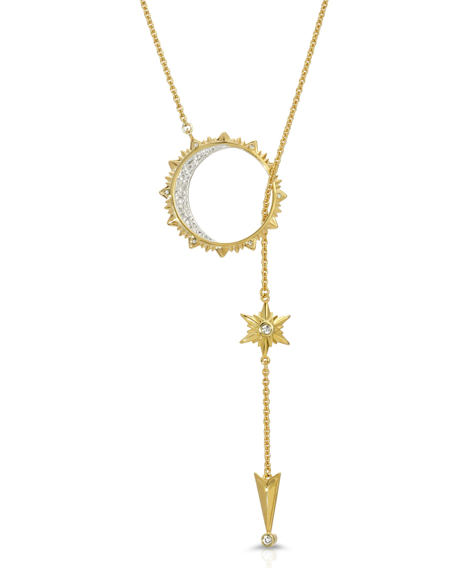 Shiny Stars: Sun, Moon & Stars Necklace