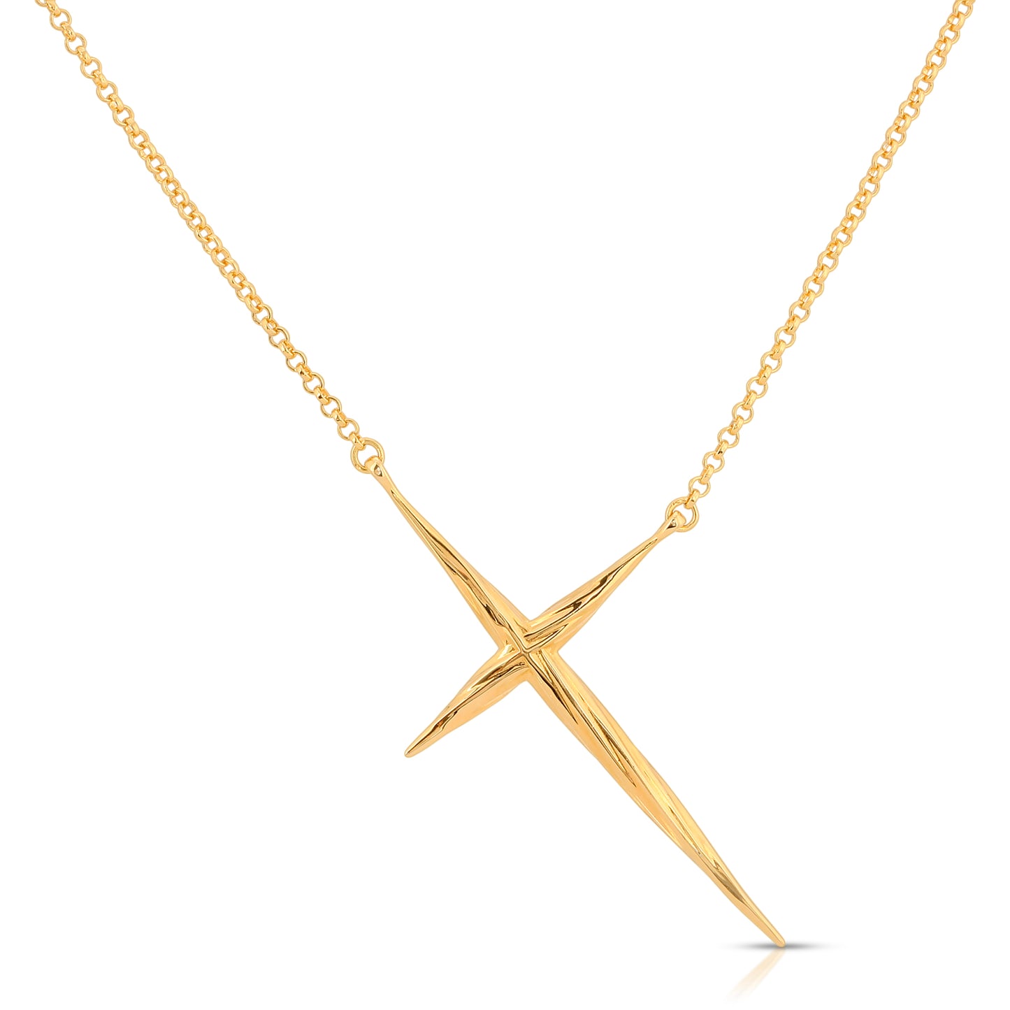 Twisted Cross Necklace