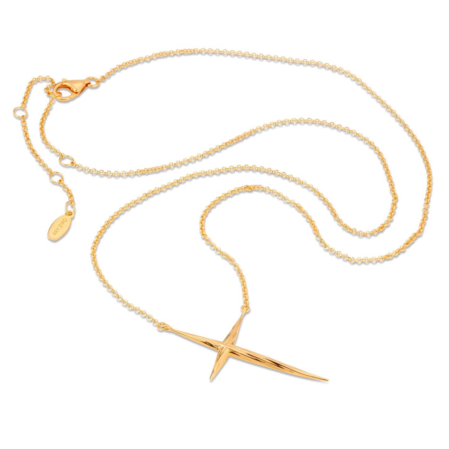 Twisted Cross Necklace