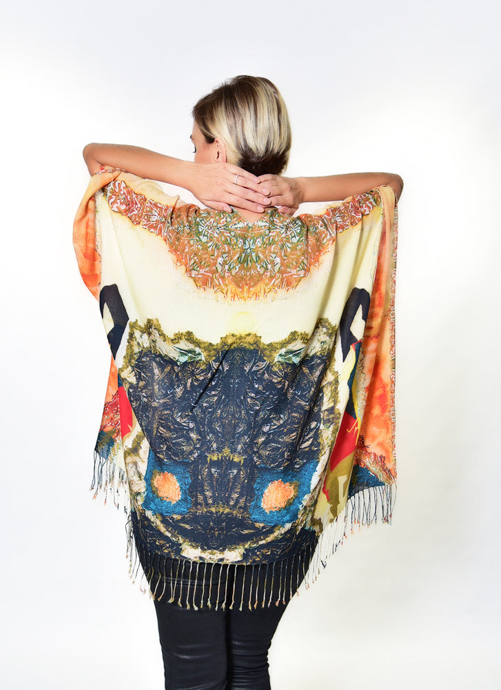 "Lady in Peridome" Kimono