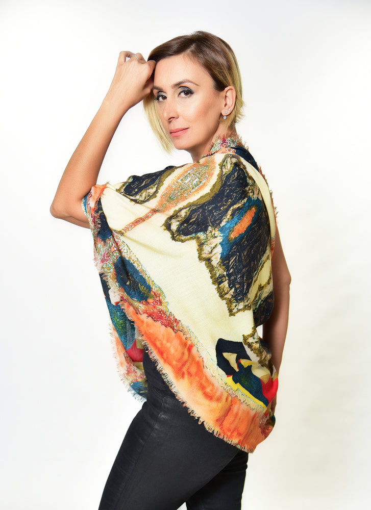 "The Lady in Peridome" Scarf - Lusanet Collective