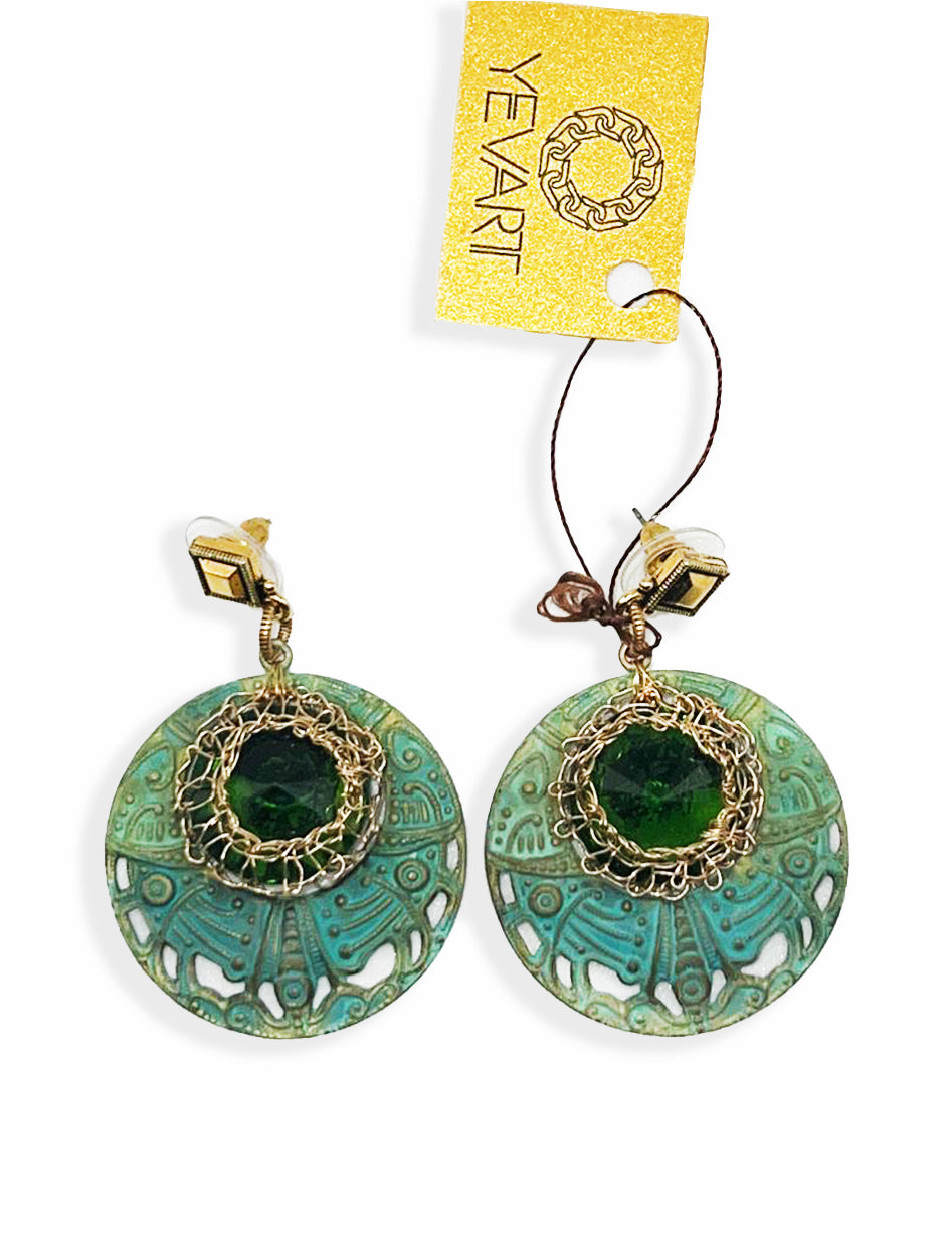 Patine Bronze Earrings