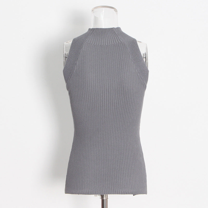 Irregular Knit Sexy Top