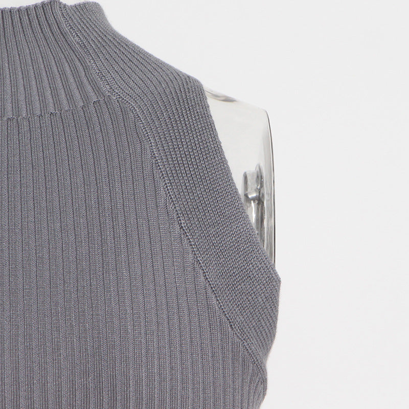 Irregular Knit Sexy Top