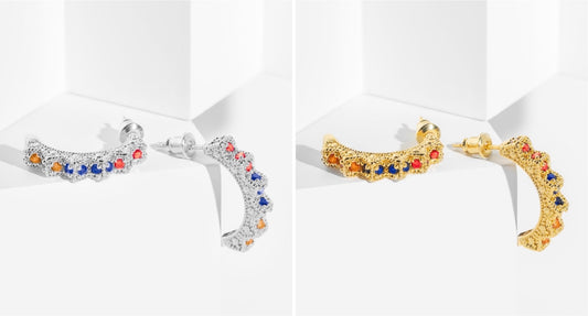 Crown Earrings - Lusanet Collective