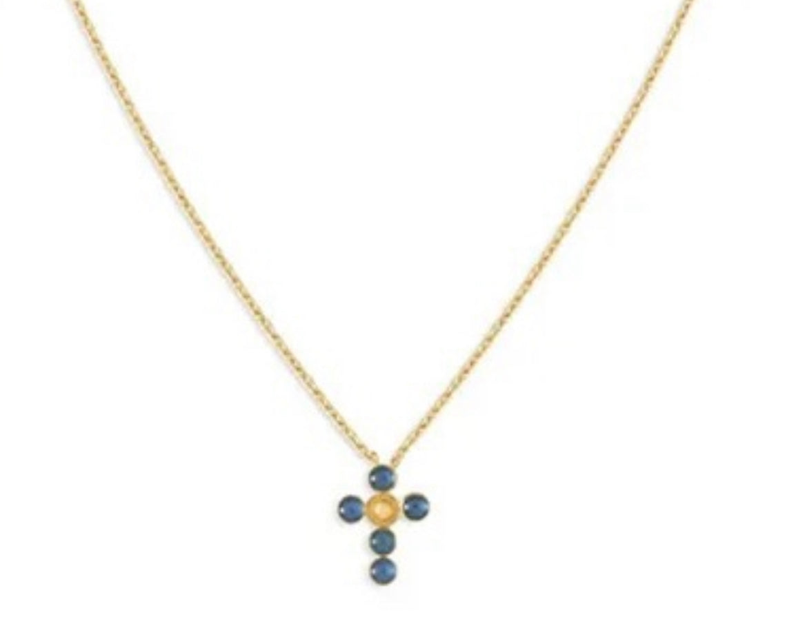 Cross jewelry set of Necklace, Earring and Bracelet