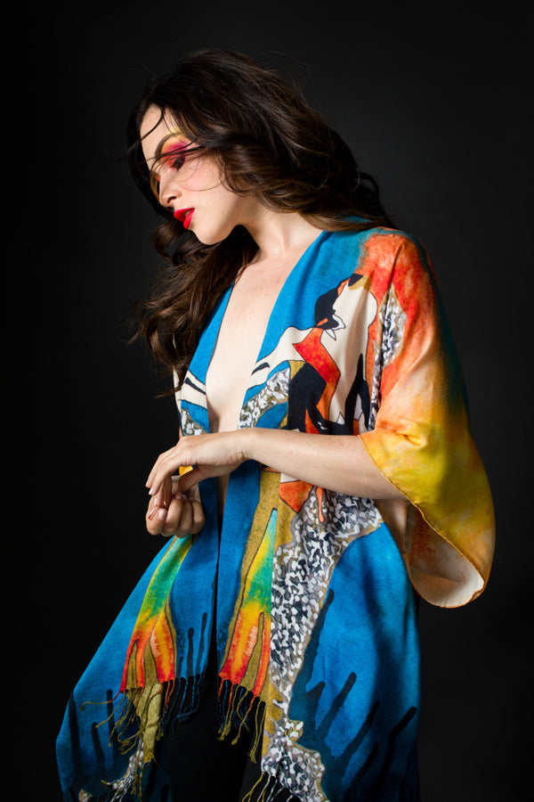 "The Scream" Kimono