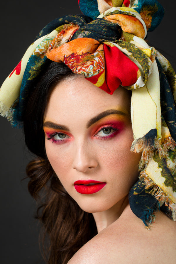"The Lady in Peridome" Scarf - Lusanet Collective