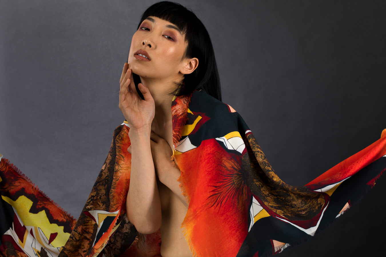 The Rest Rectangle Scarf - Lusanet Collective