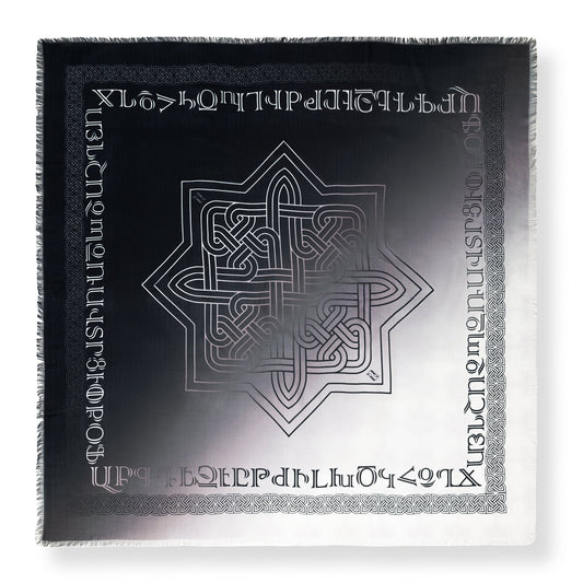 Armenian Alphabet and Eternity Scarf - Lusanet Collective