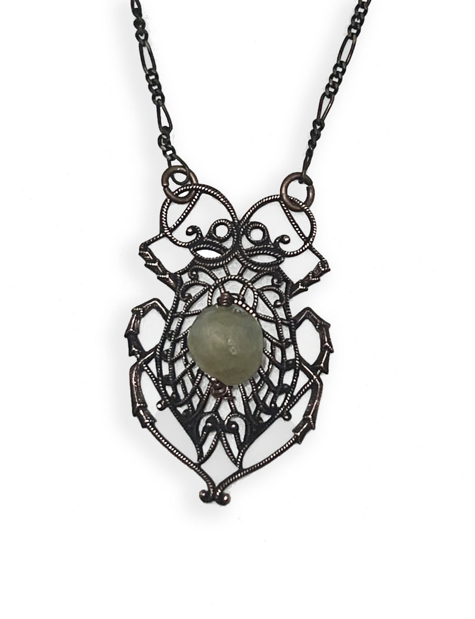 Copper Filigree Necklace