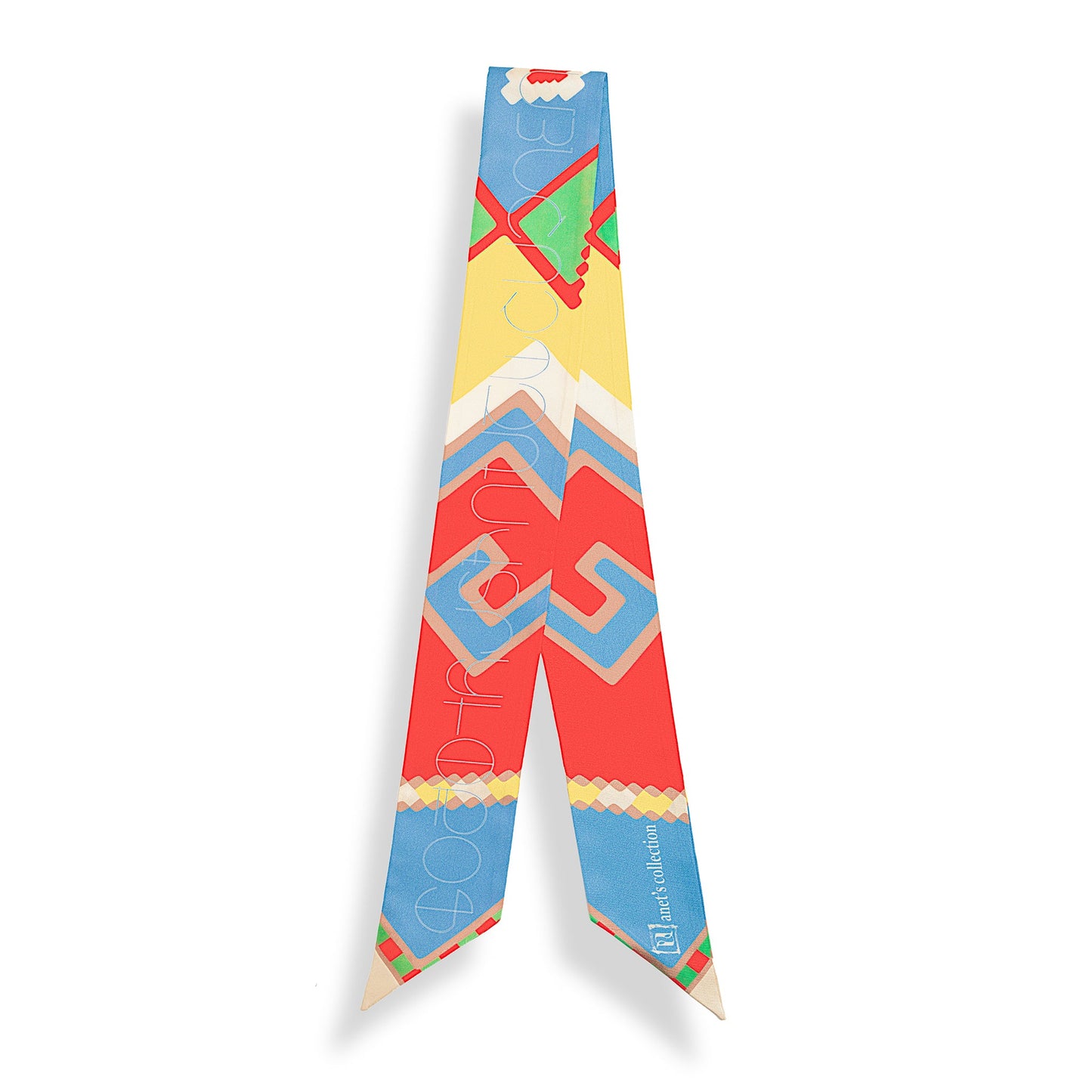Armenian Alphabet and Rug Design Neck Bow - Lusanet Collective