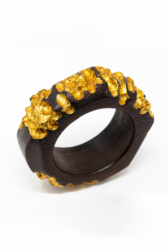 Golden Wood Bracelet - Lusanet Collective