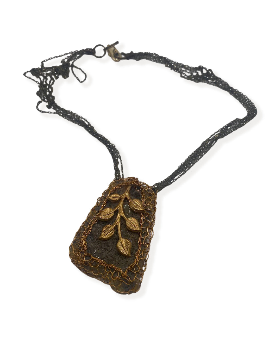 Yellow Agate Necklace