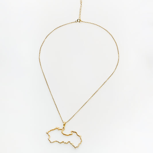 Map of Armenia Necklace