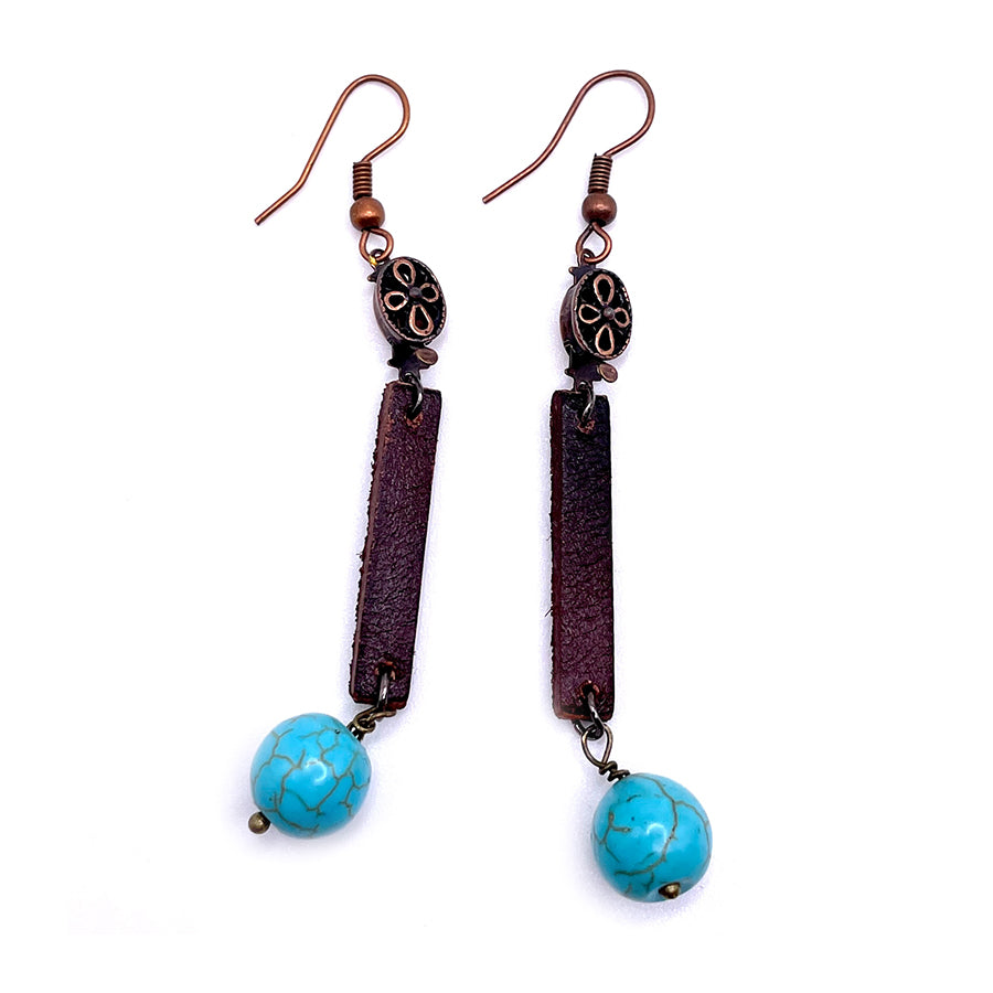 Turquoise Stone Earrings