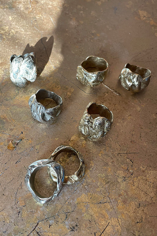 Stainless Steel Wide Ring - Lusanet Collective