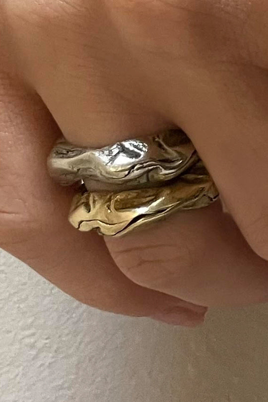 Stainless Steel Narrow Ring - Lusanet Collective