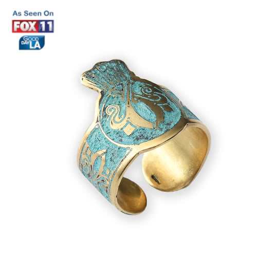 Pomegranate Patterns Ring - Lusanet Collective