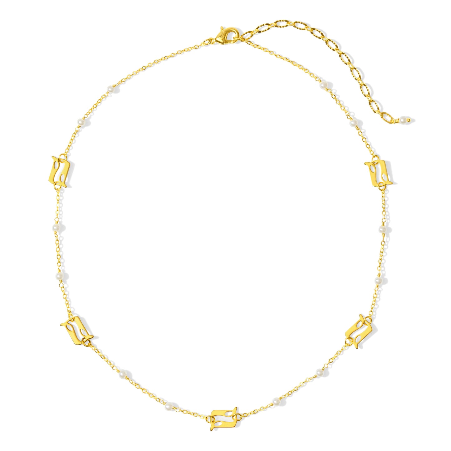 Beginning Pearl Logo Necklace