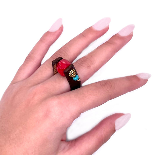 Red Coral Ring