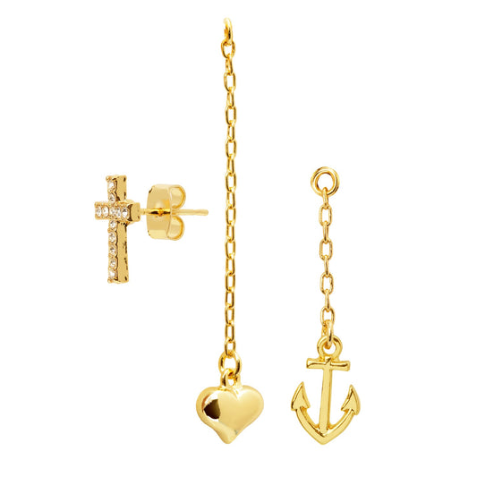 Trinity Earrings 3 in 1 - Lusanet Collective