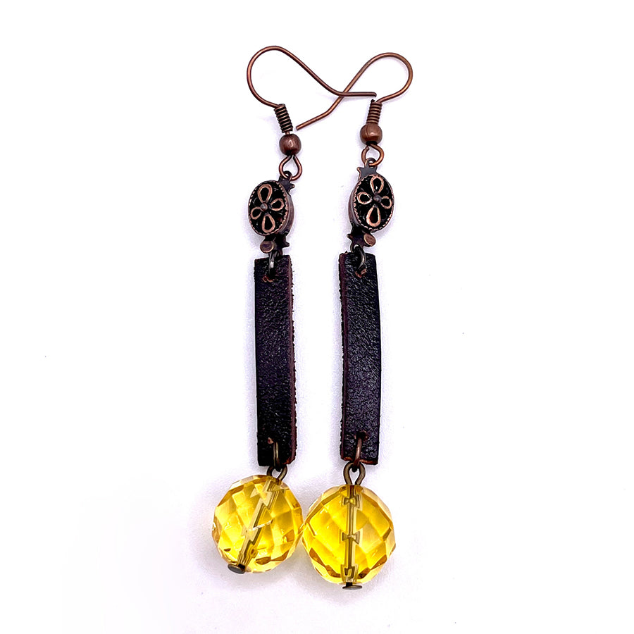 Yellow Citrine Earrings