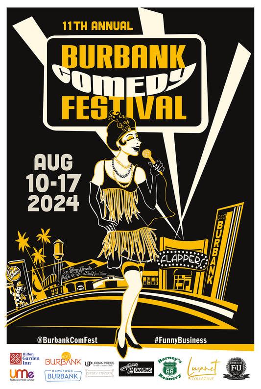 Lusanet Collective Joins Forces with Flappers Comedy Club for the Burbank Comedy Festival