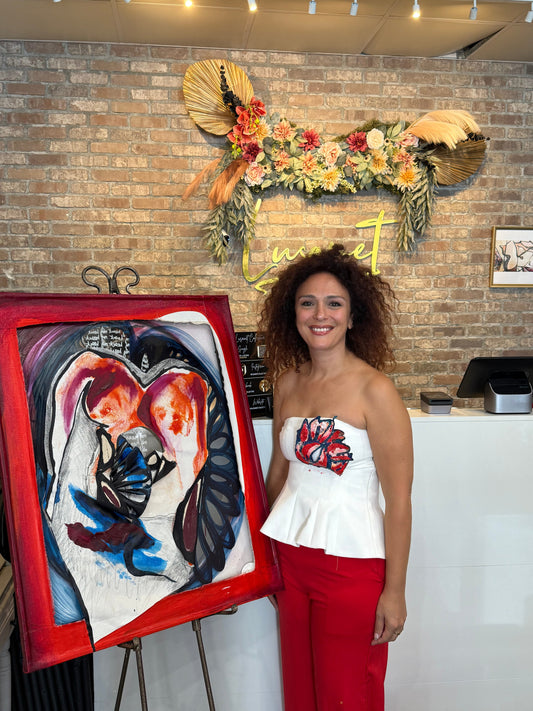 Celebrating the Success of Ruby Vartan’s Exhibition Opening at Lusanet Collective