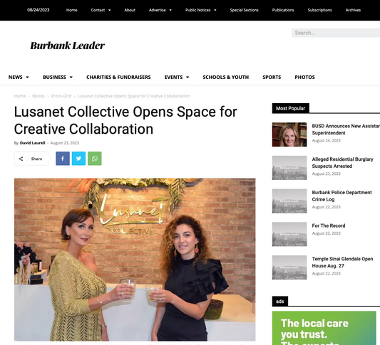 Unveiling Boundless Horizons: Lusanet Collective Paves the Way for Creative Collaboration in Burbank
